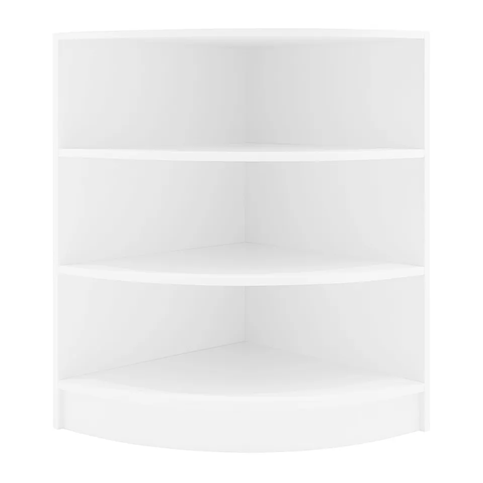 Q-Rax Banconi da Negozio LM60 bancone angolare bianco