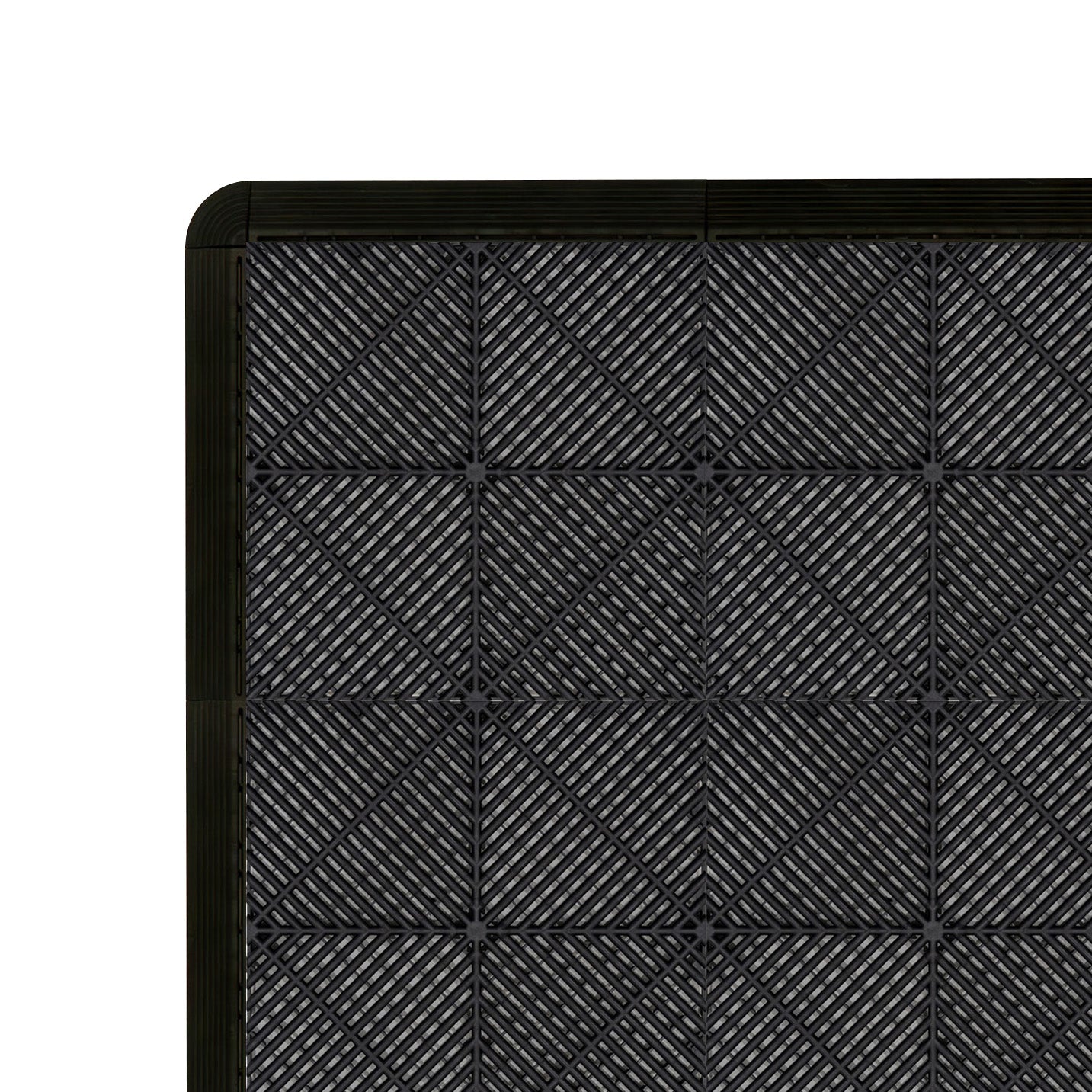 Q-Rax Piastrelle Ventilate Pavimento garage 120 nere 19,2 mq antiscivolo