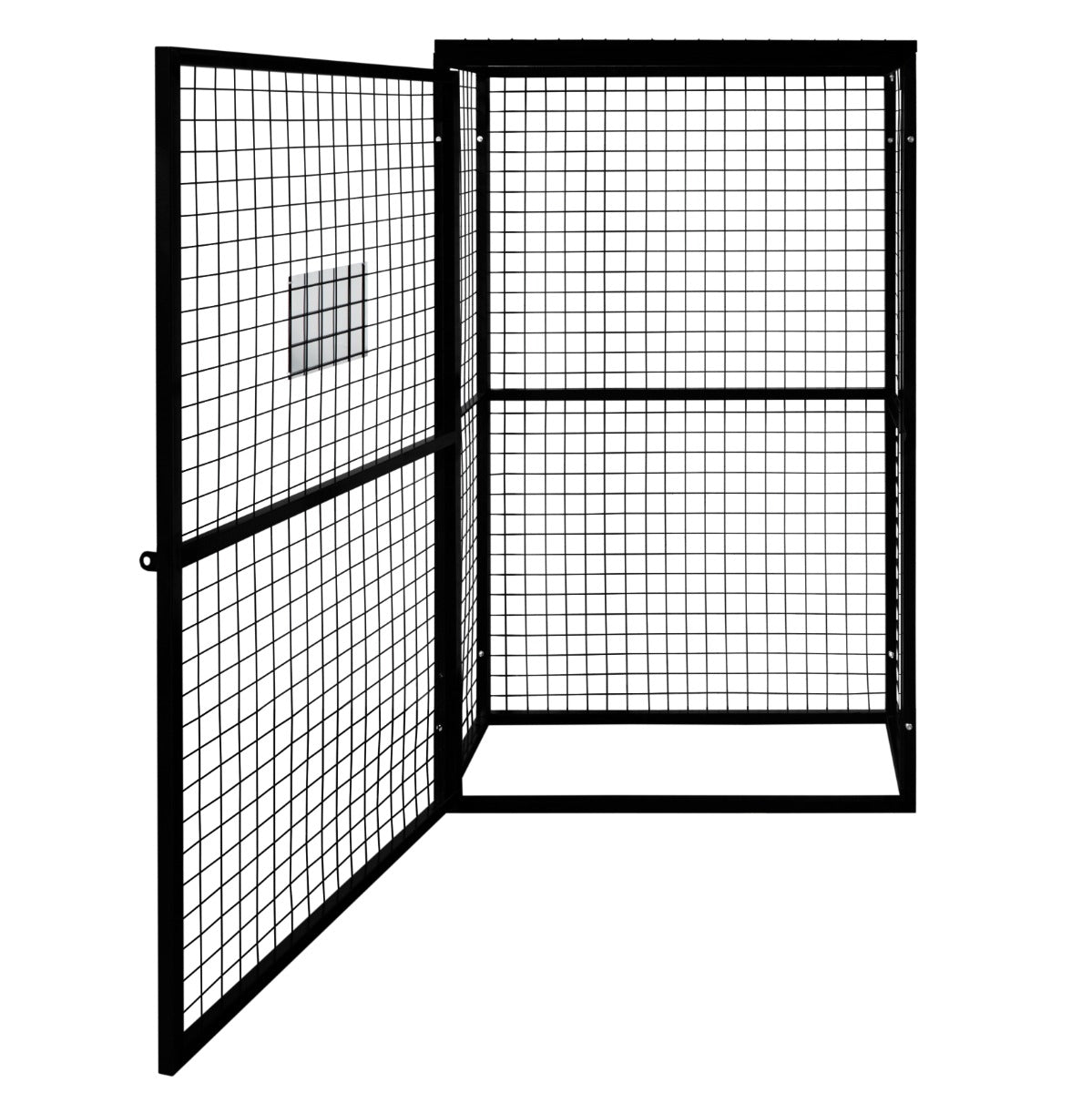 Q-Rax Gabbia Rete Bombole Gas 184x116x57 cm Zincata