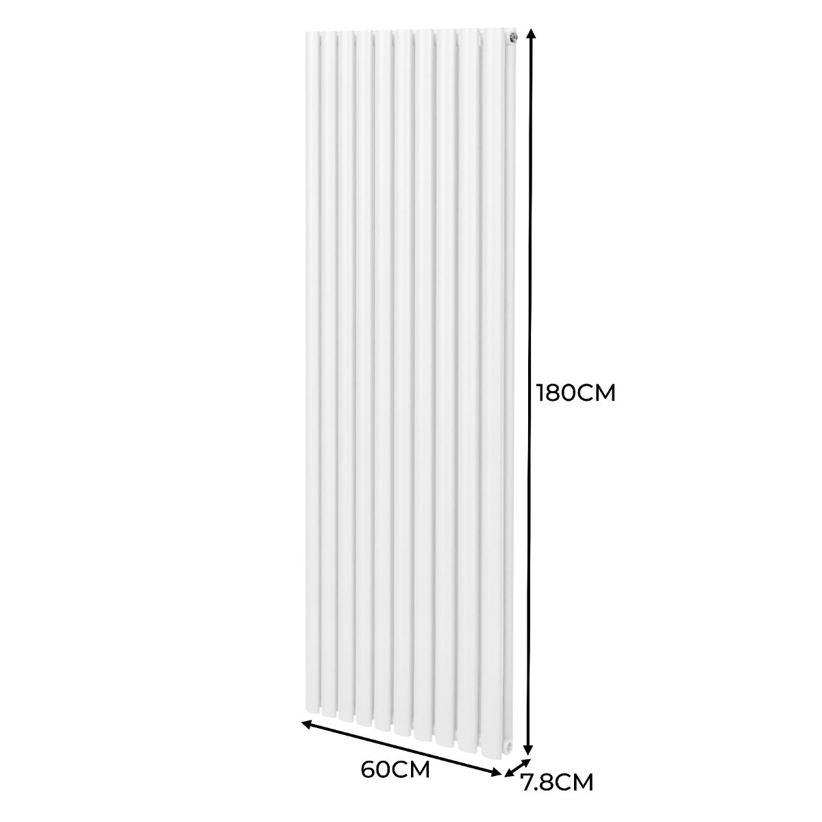 Q-Rax Radiatori Tradizionali 1800x600 Radiatore Colonna Bianco