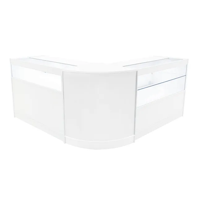 Q-Rax Banconi Negozio Adonis Set B1200 C1200 CM60 Vetrina Bianco