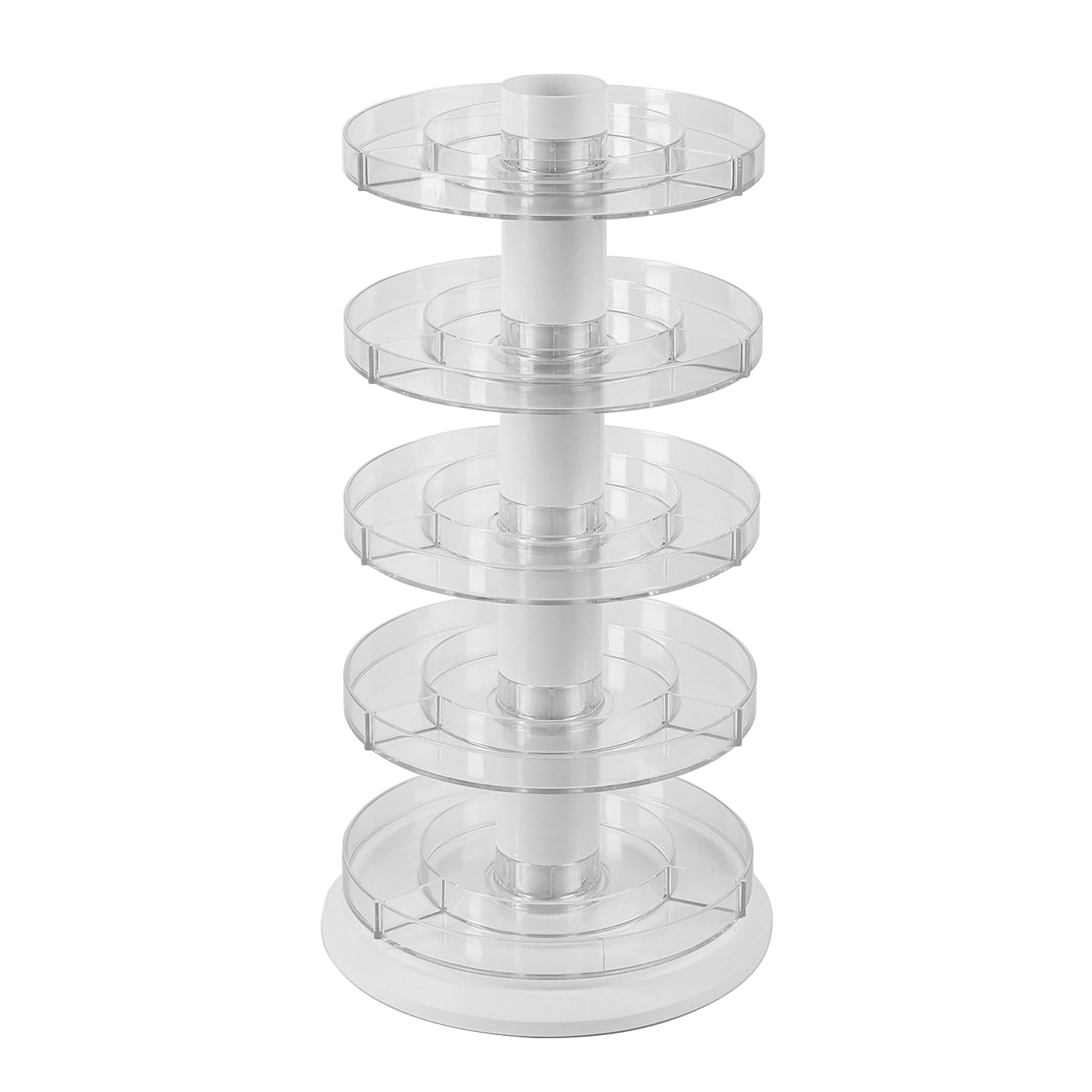 Jackcube Design Makeup Jewelry Stand 5 Piani Portasmalti Acrilico Girevole