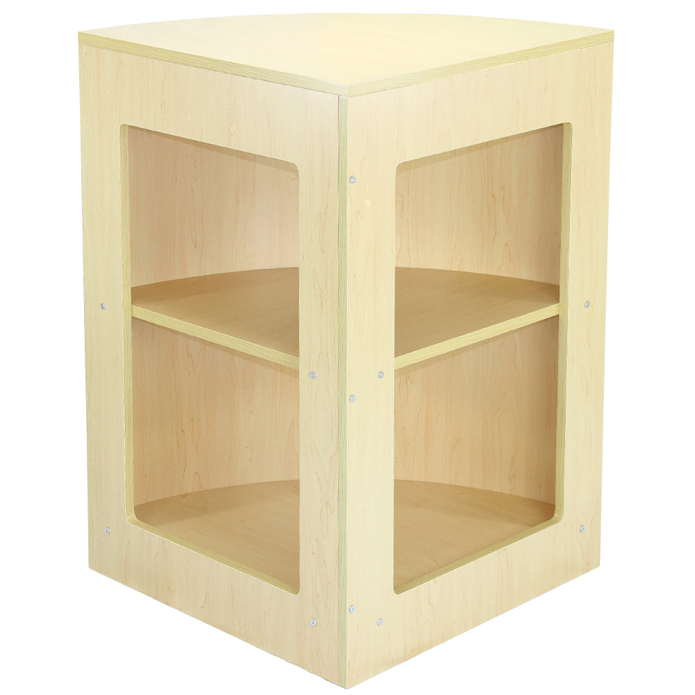 Q-Rax Fusion set 3 banconi da negozio vetrina acero laminato