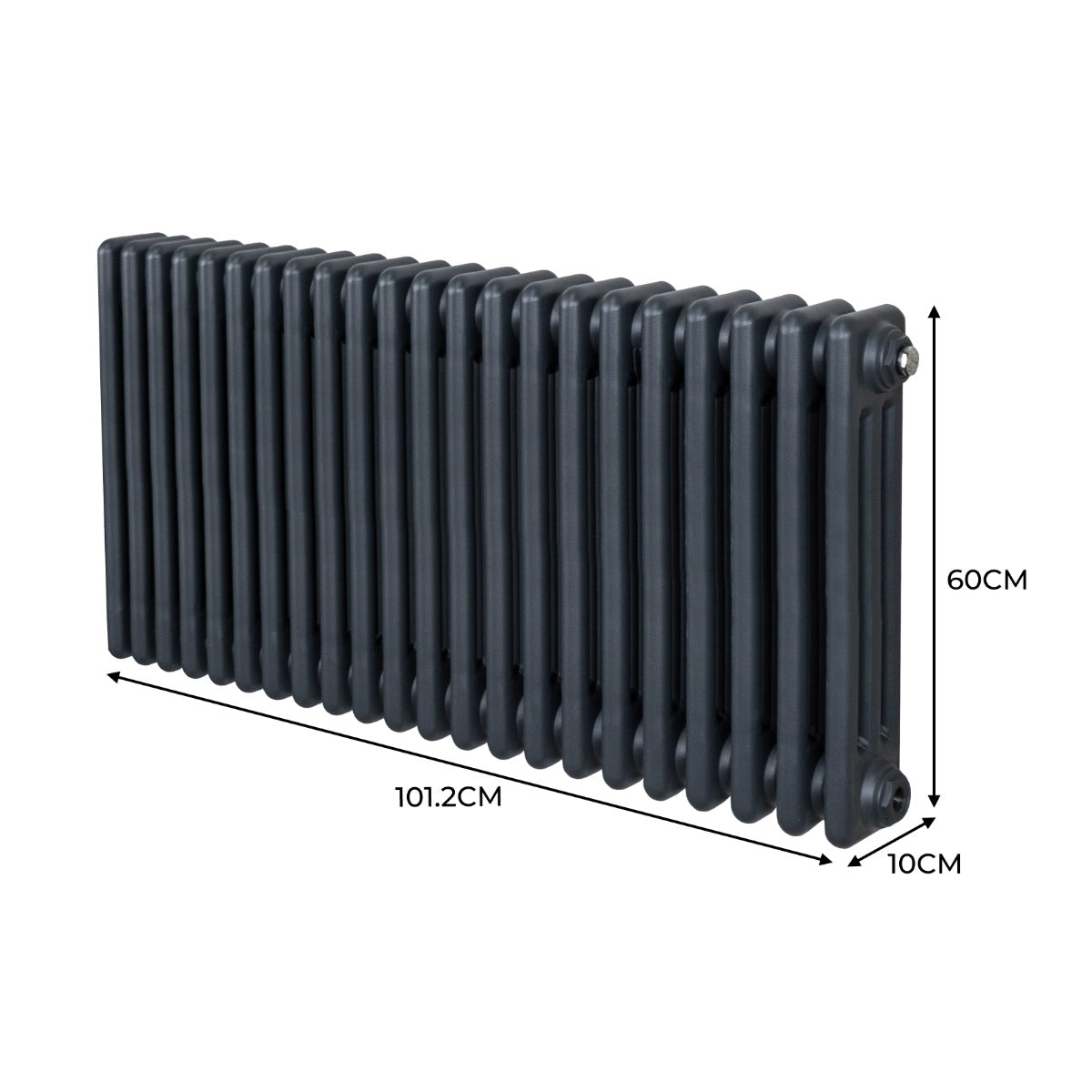 Q-Rax Radiatori Tradizionali 3 Colonne 600x1012 radiatore antracite