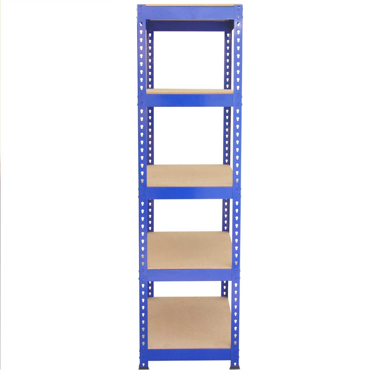 Q-Rax Scaffale Garage 90x50 Blu 5 Ripiani Portata 200 kg