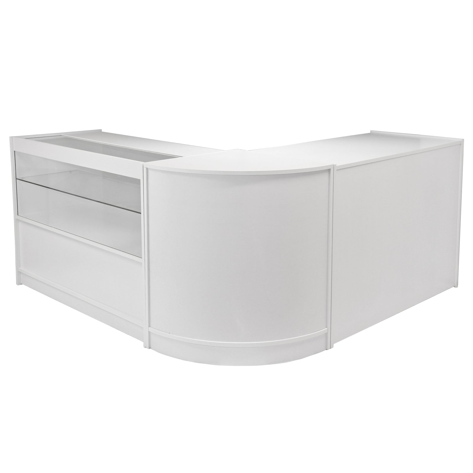 Q-Rax Set Draco 3 Banconi Negozio Bianco Brillante