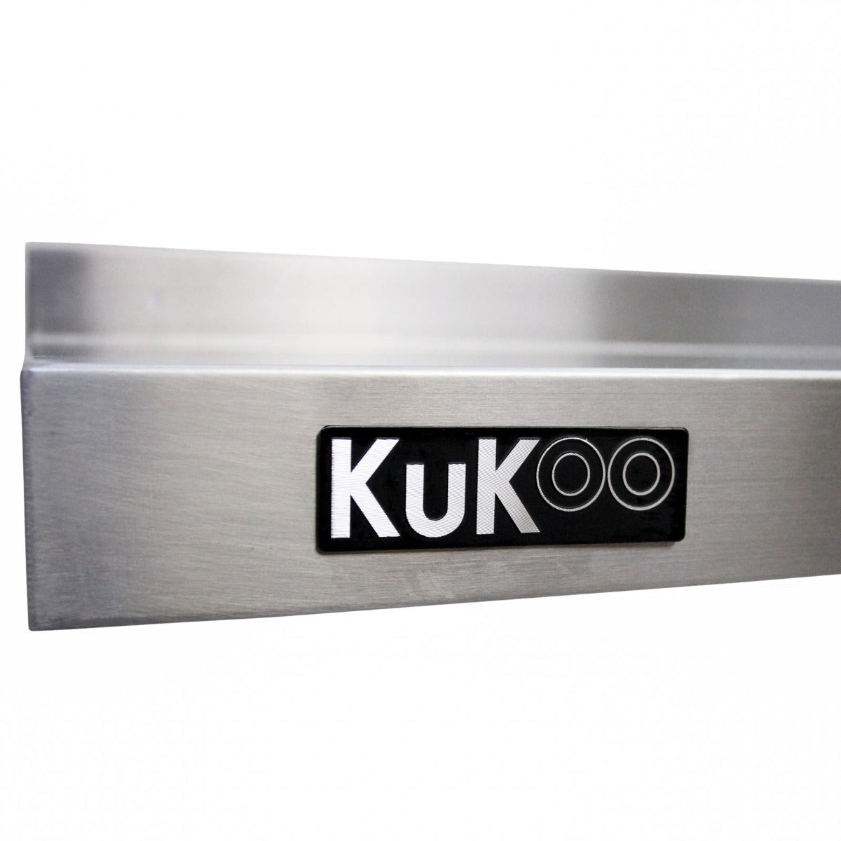 Q-Rax Tavolo Cucina 180cm + 2 mensole muro 125cm inox