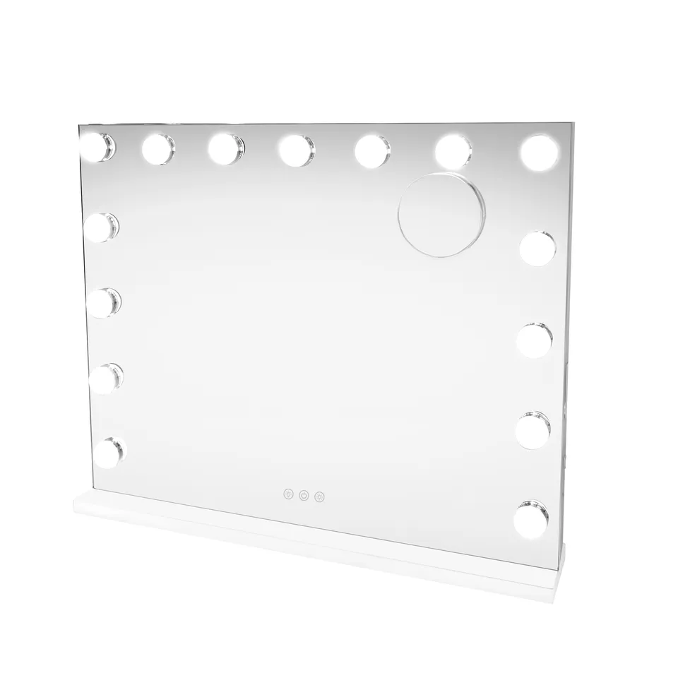 Q-Rax Specchio LED Bluetooth specchio trucco 58x46 cm dimmerabile