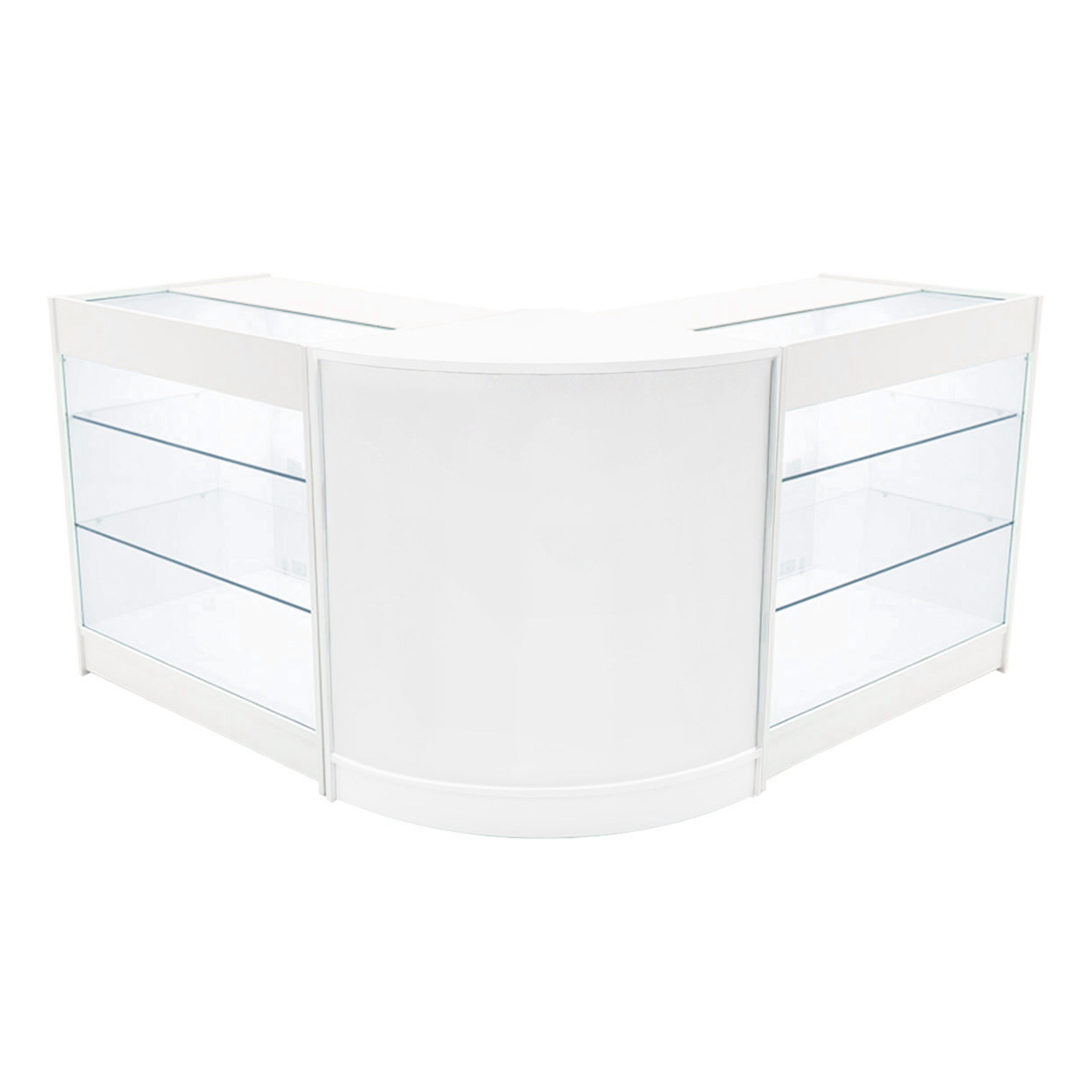 Q-Rax Helios Set Banconi LED 2x K900 + CM60 Angolare Bianco