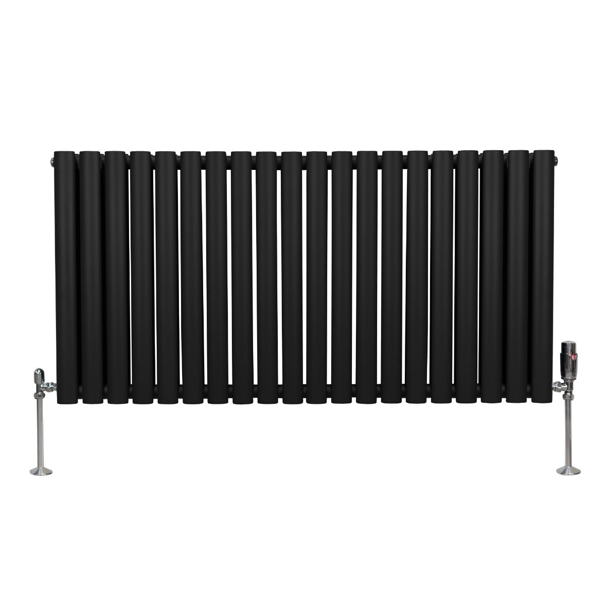 Q-Rax Radiatore Colonna Ovale 600x1200 Nero TRV