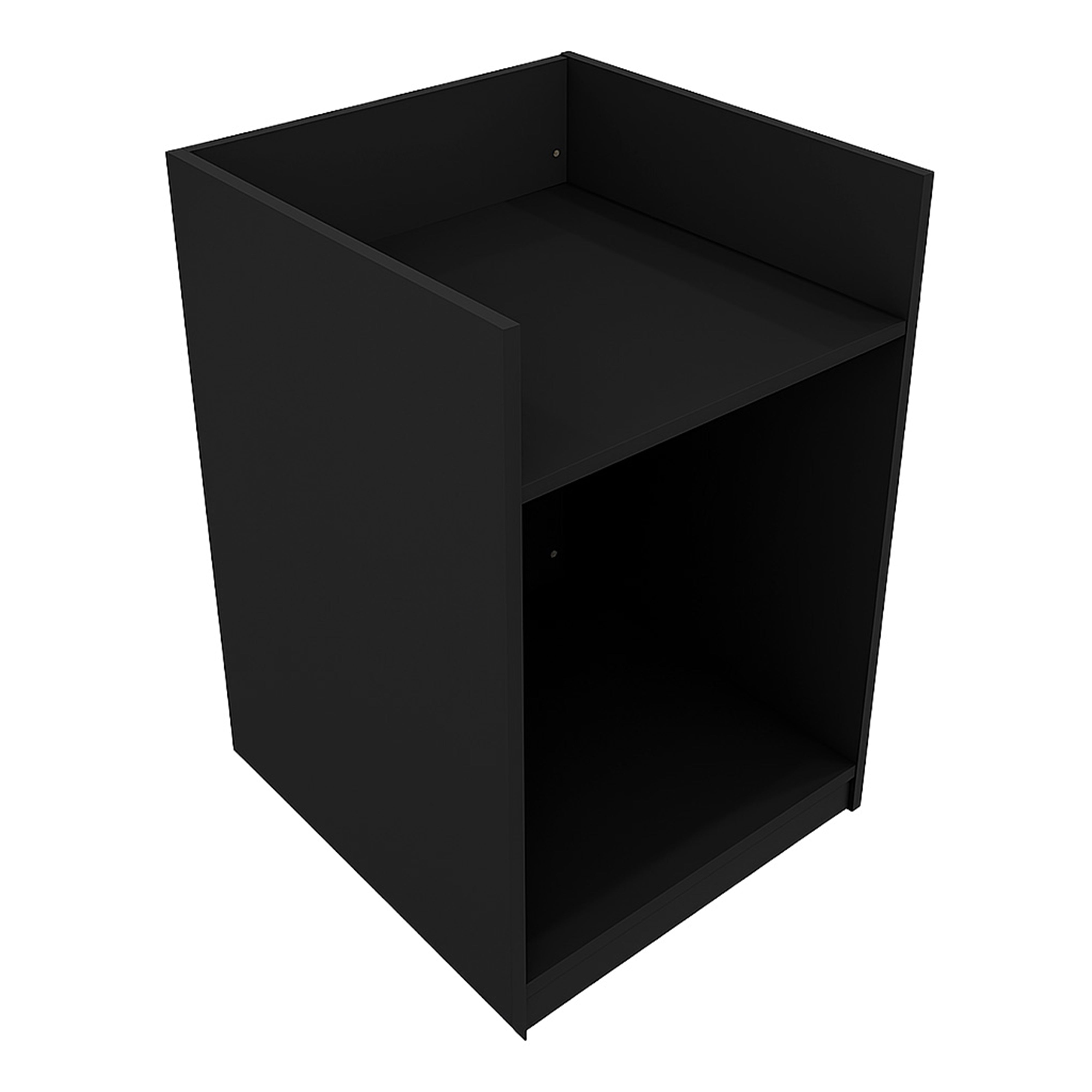 Q-Rax TB60 Bancone Cassa Negozio Nero 60x60x90 cm