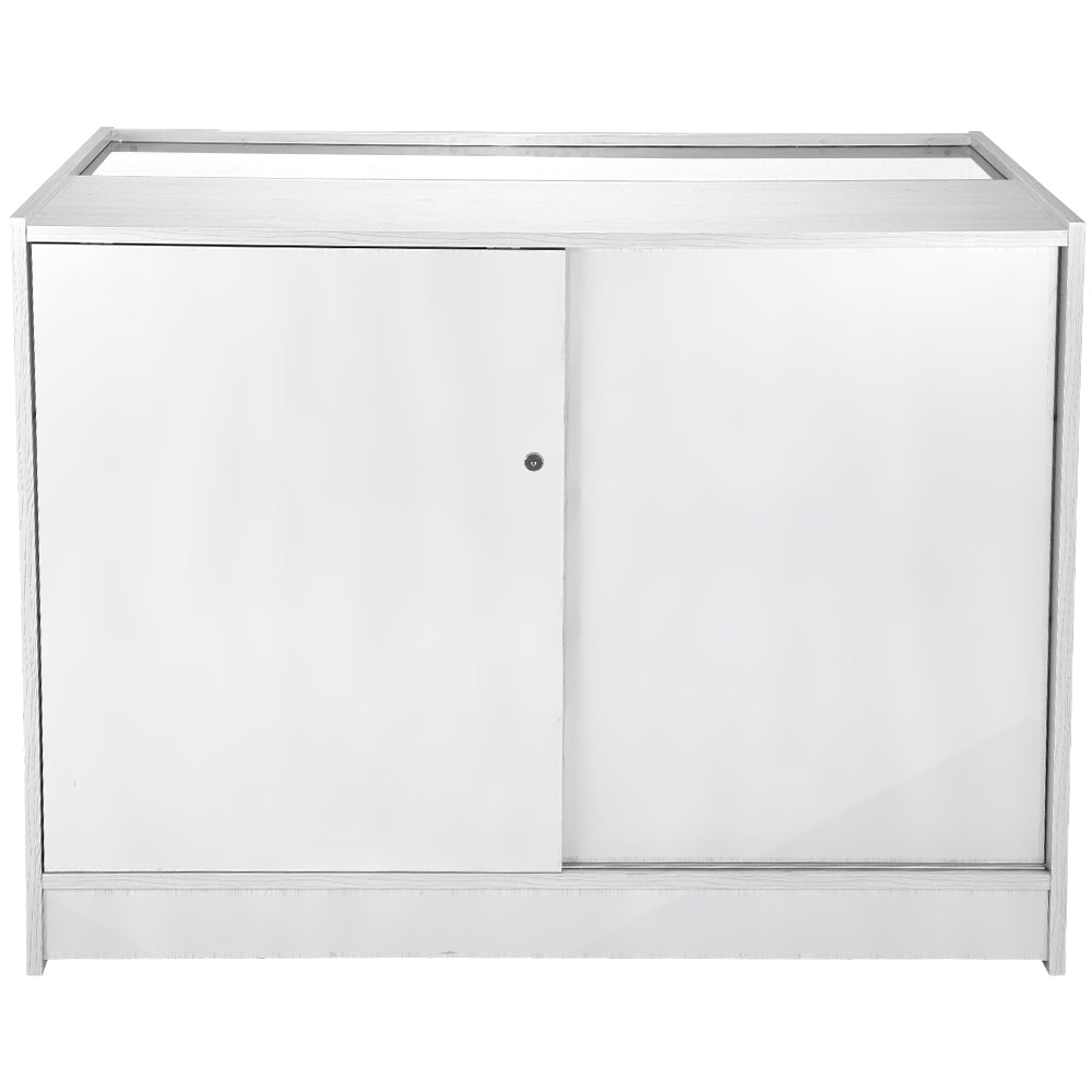 Q-Rax Taurus Set 3 Banconi Negozio Bianco Brillante